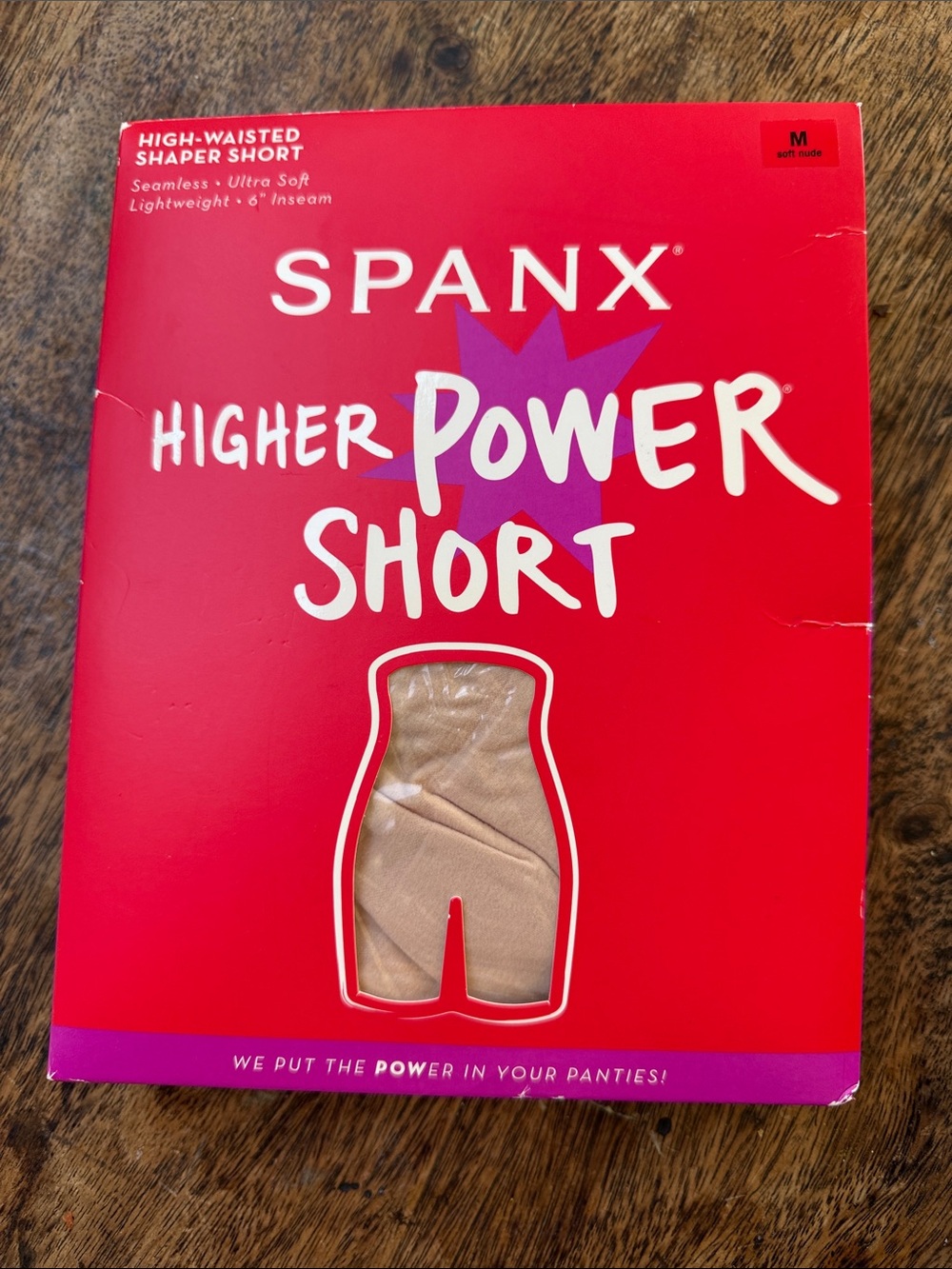 SPANX Higher Power Short — High-Waisted Shaper Short in Nude